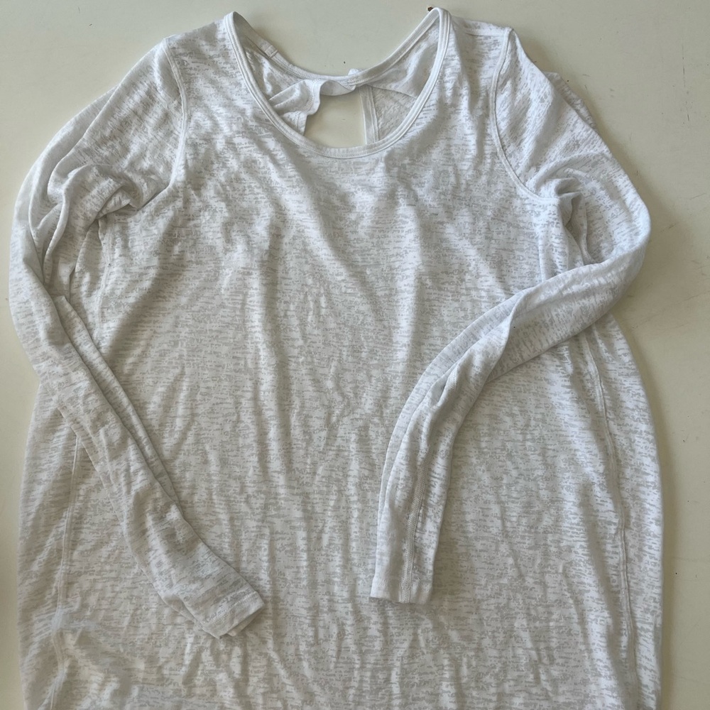 Lululemon Women’s white sheer top